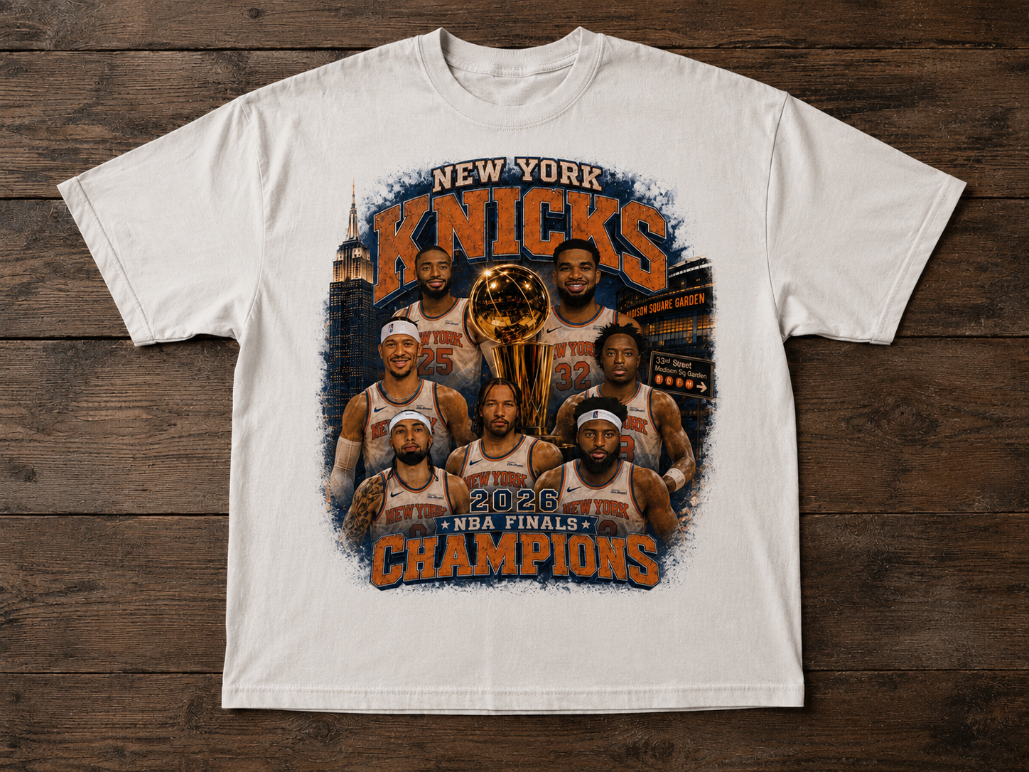 Front — Knicks Championship Tee